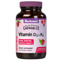 Thumbnail for EarthSweet Chewables Vitamin D3 & K2 - Raspberry Flavor