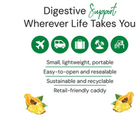 Thumbnail for PAPAYA DIGESTIVE SUPPORT - ON THE GO, PINEAPPLE PAPAYA FLAVOR