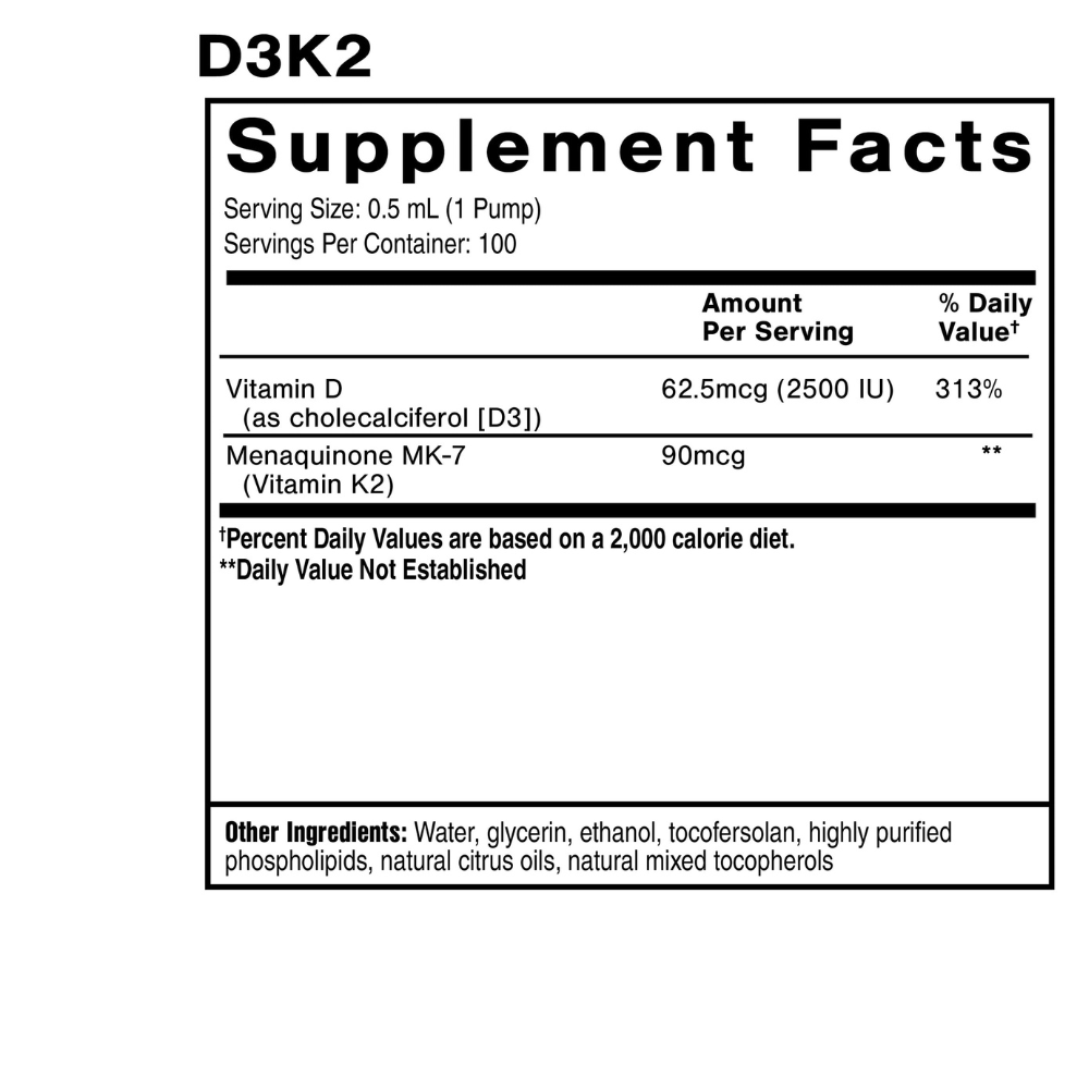Nanoemulsion D3K2