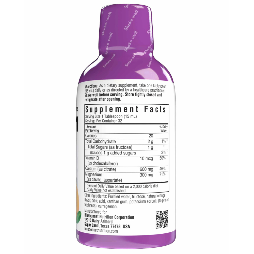 LIQUID CALCIUM MAGNESIUM CITRATE & VITAMIN D3 - Orange Flavor