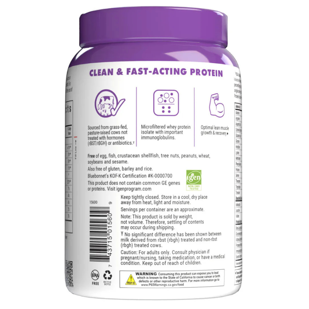 WHEY PROTEIN ISOLATE POWDER - Original Flavor