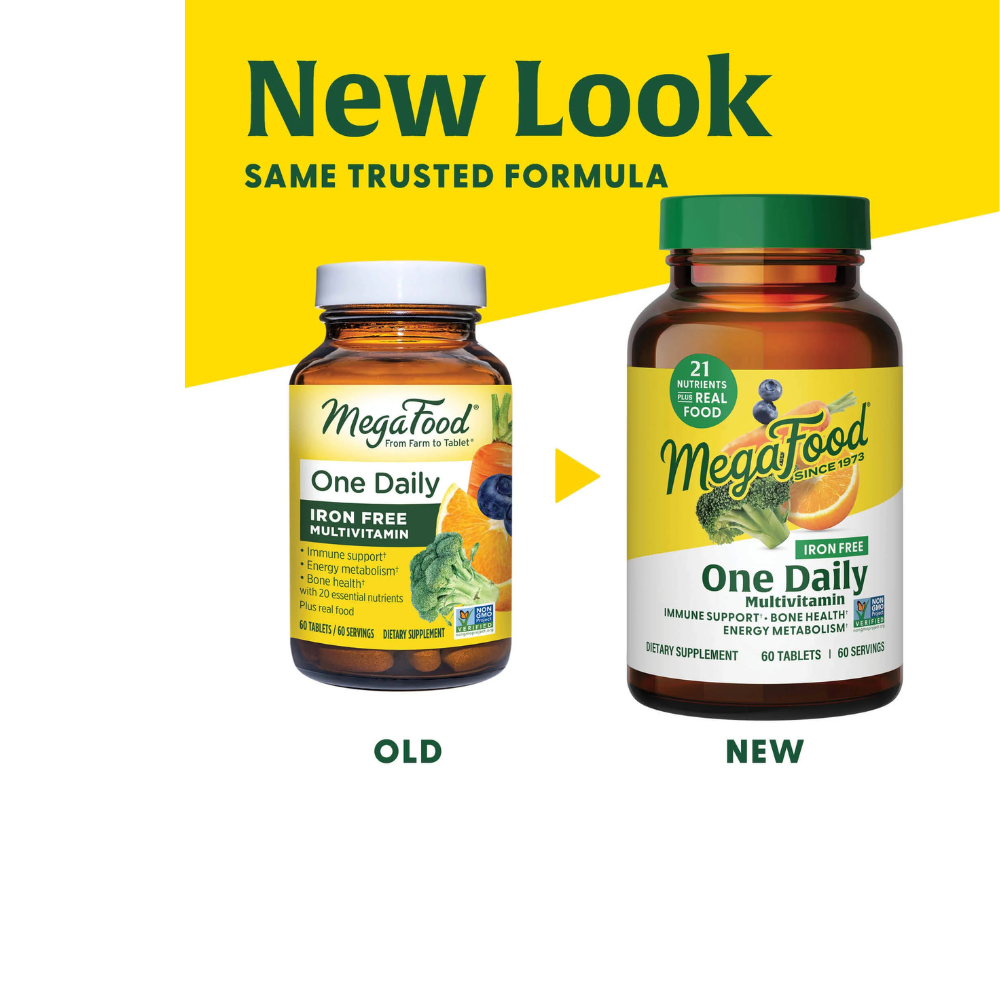 One Daily Iron Free Multivitamin