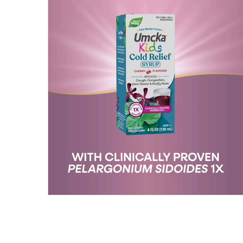 Umcka Kids Cold Relief Syrup, Cherry Flavored