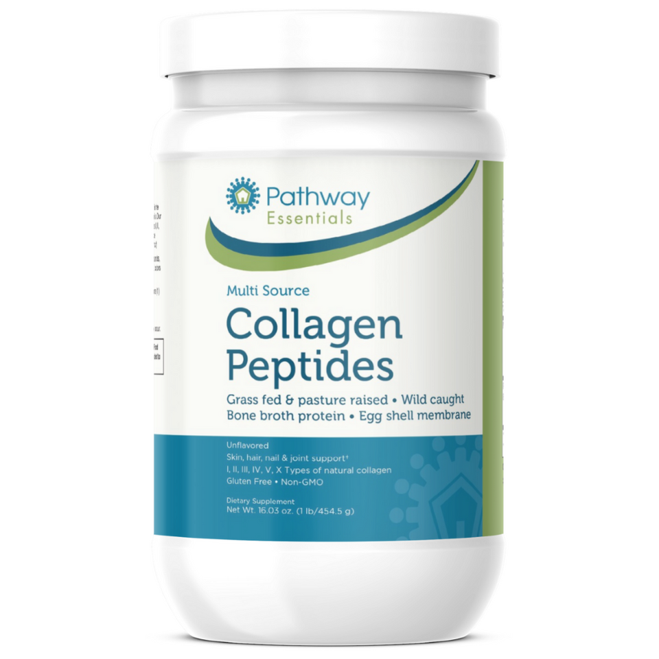 2LB Multi Collagen Peptides Powder - Hydrolyzed Protein Types I, II, III, V, X - Unflavored 2 Pack