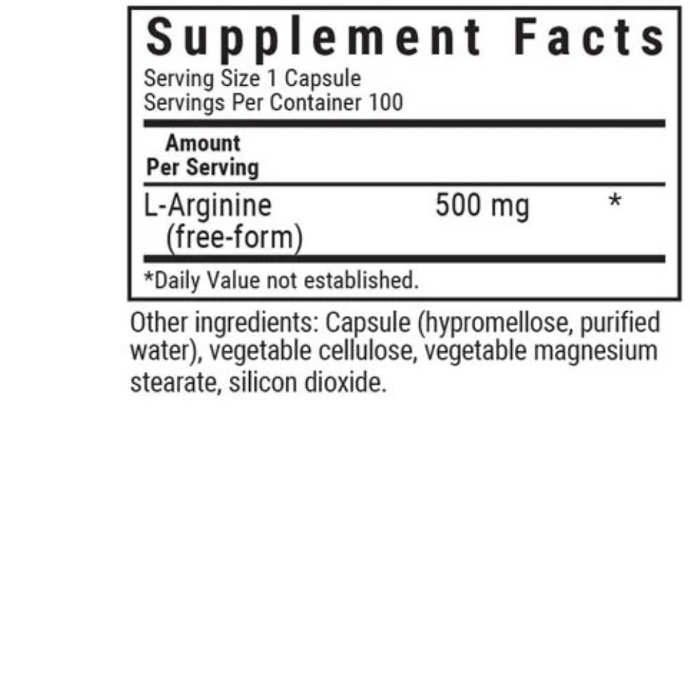 L-ARGININE 500 mg