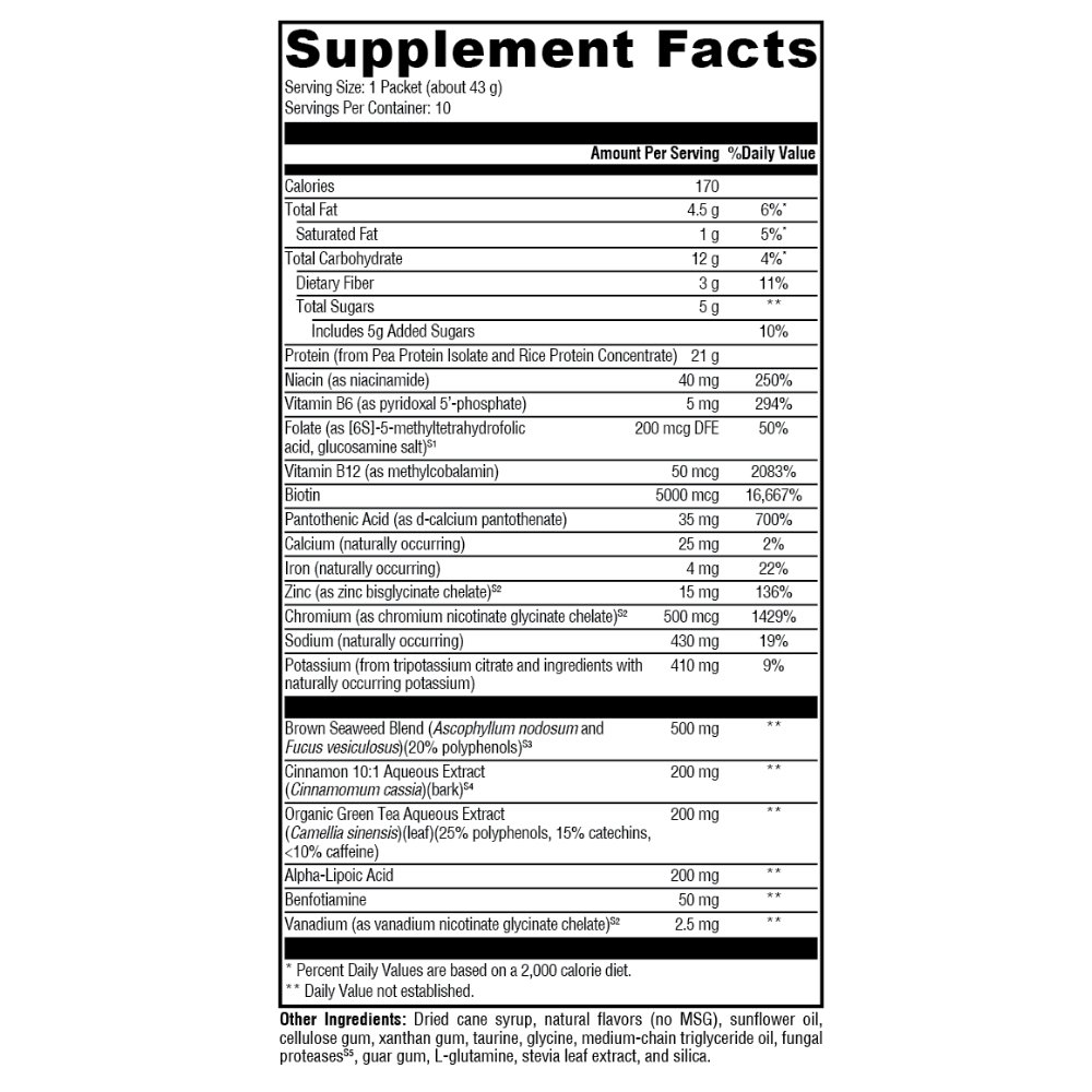 OptiMetaboliX 2:1, 10 Servings