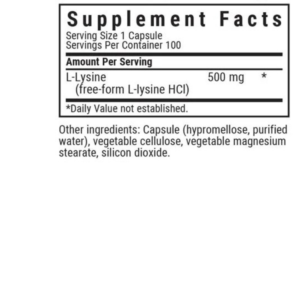 L-LYSINE 500 mg