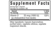 Thumbnail for VITAMIN D3 25 mcg 1000 IU