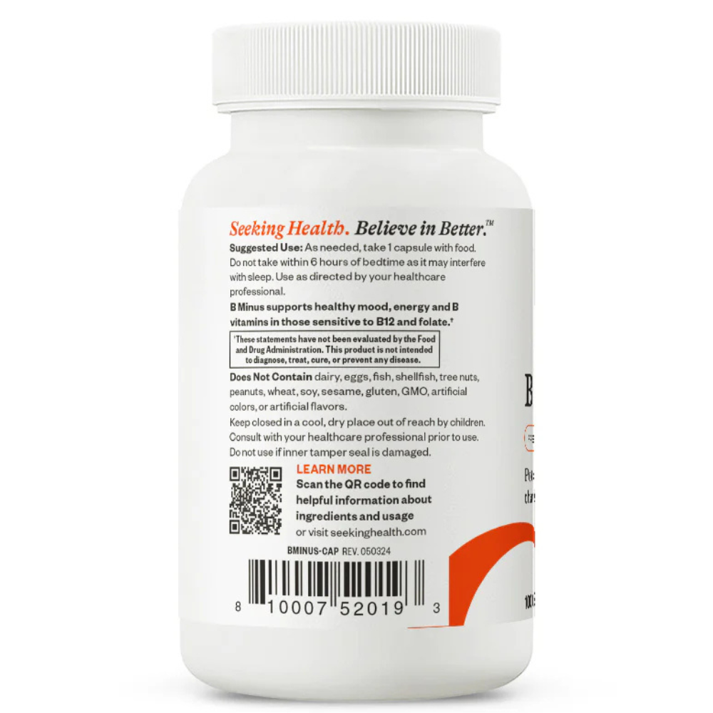 B-Minus - B12 and Folate Free