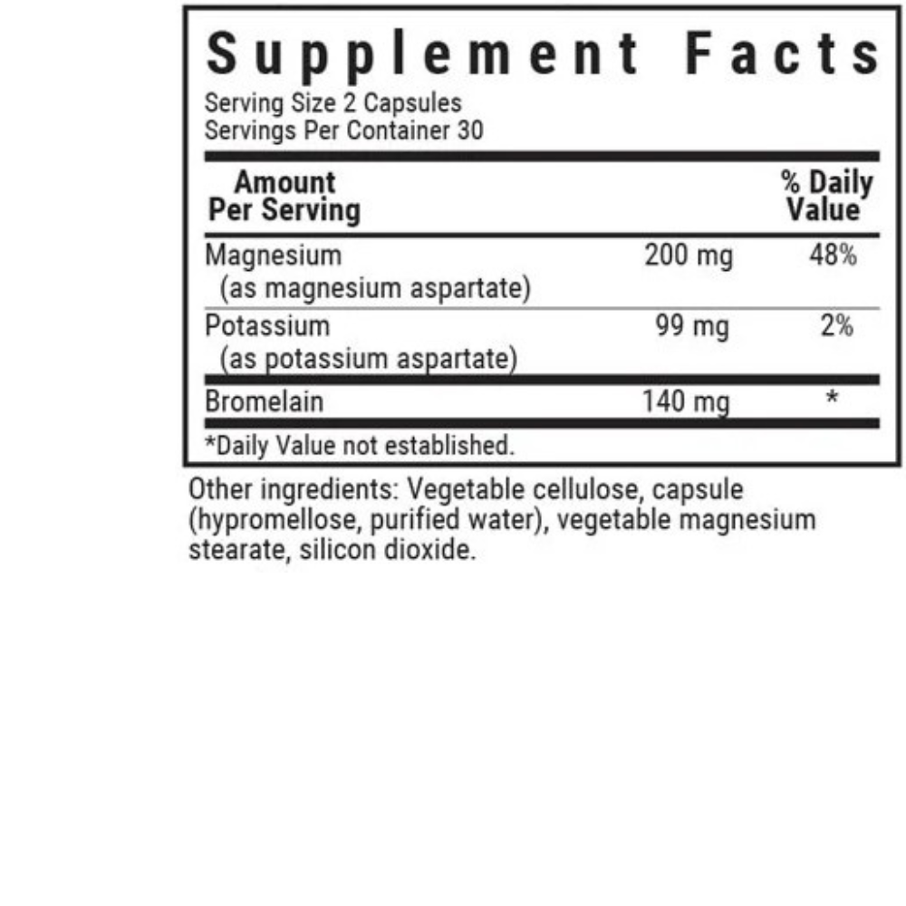 MAGNESIUM POTASSIUM & BROMELAIN