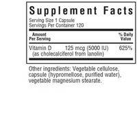 Thumbnail for VITAMIN D3 5000 IU (125 mcg)