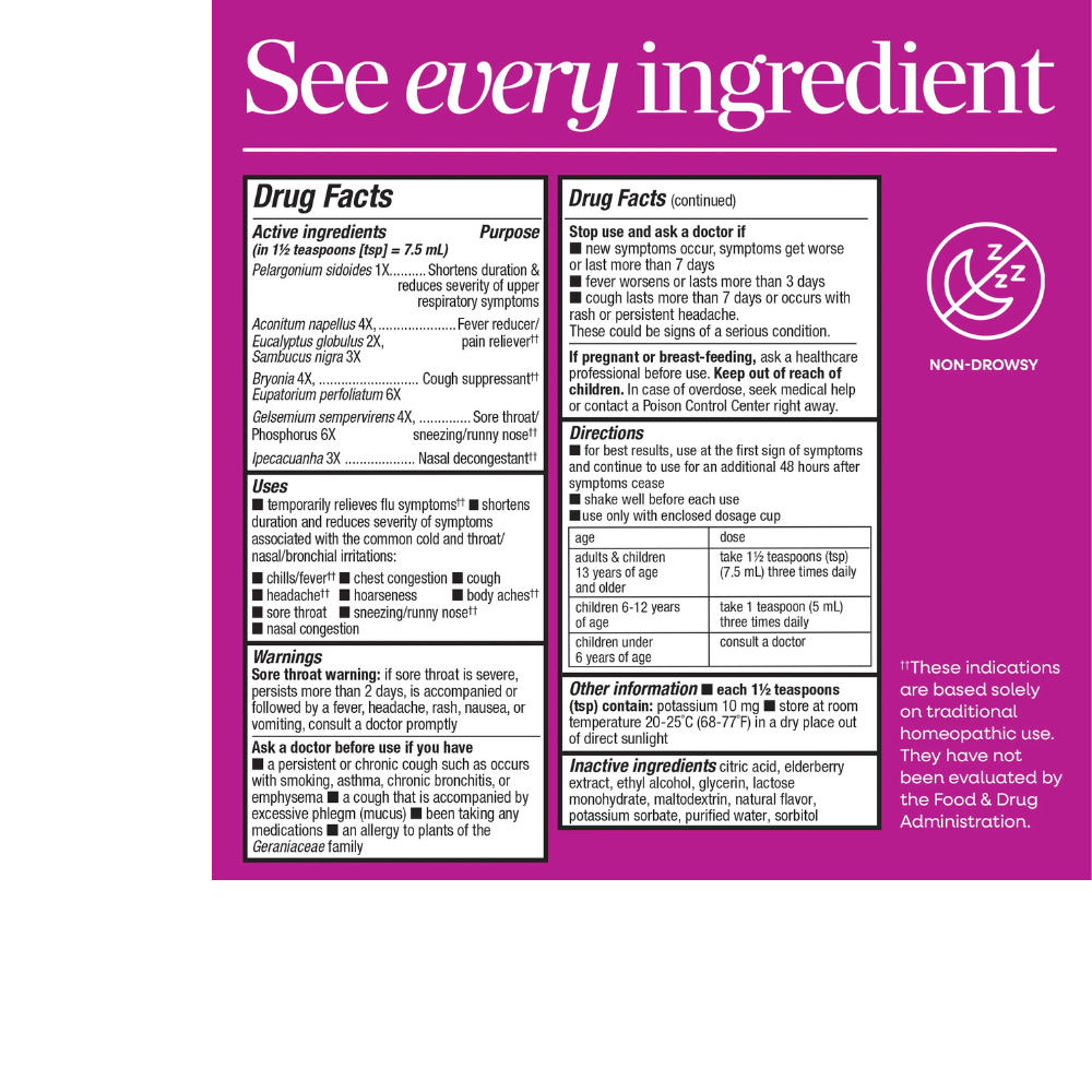 Umcka Cold & Flu Relief Elderberry Syrup