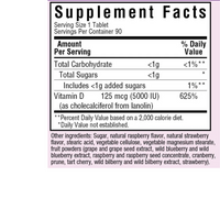 Thumbnail for EARTHSWEET CHEWABLES VITAMIN D3 125 mcg (5000 IU) - Raspberry Flavor