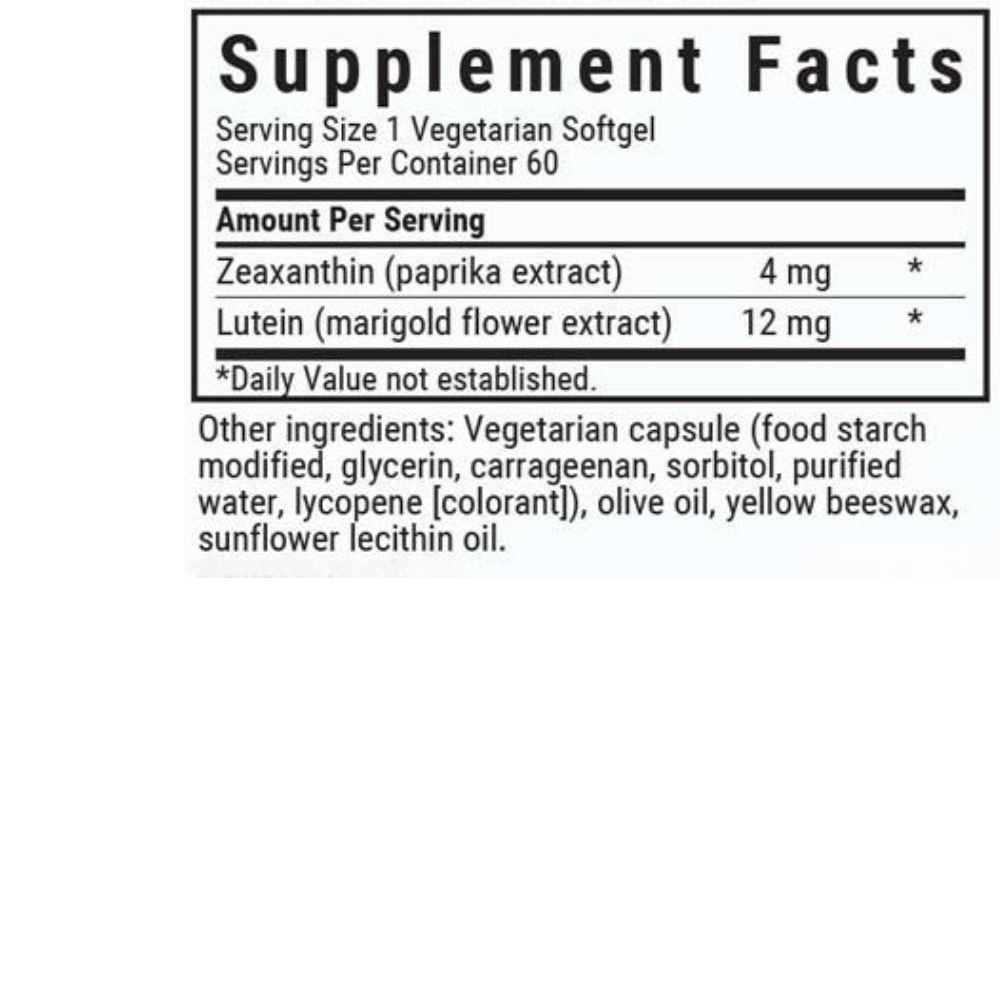 ZEAXANTHIN & LUTEIN