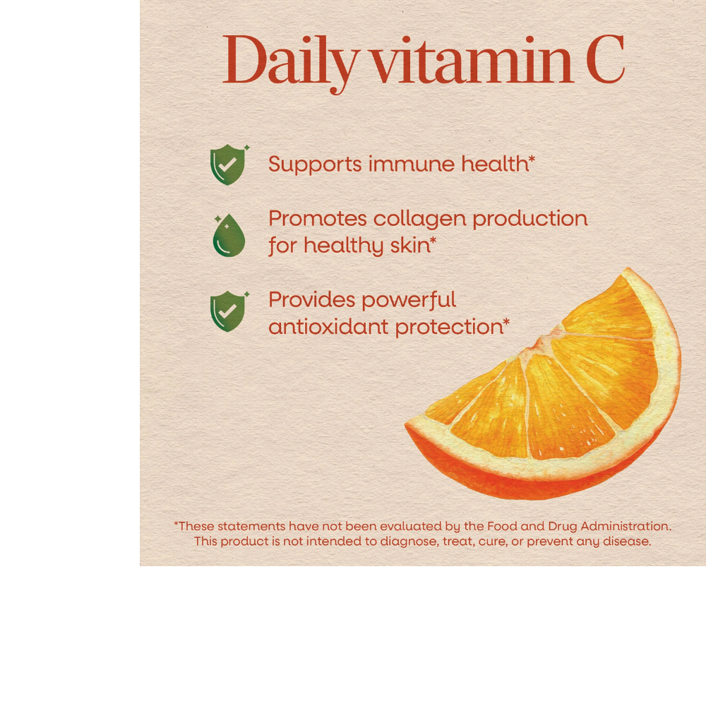Vitamin C Gummies, Orange Flavored