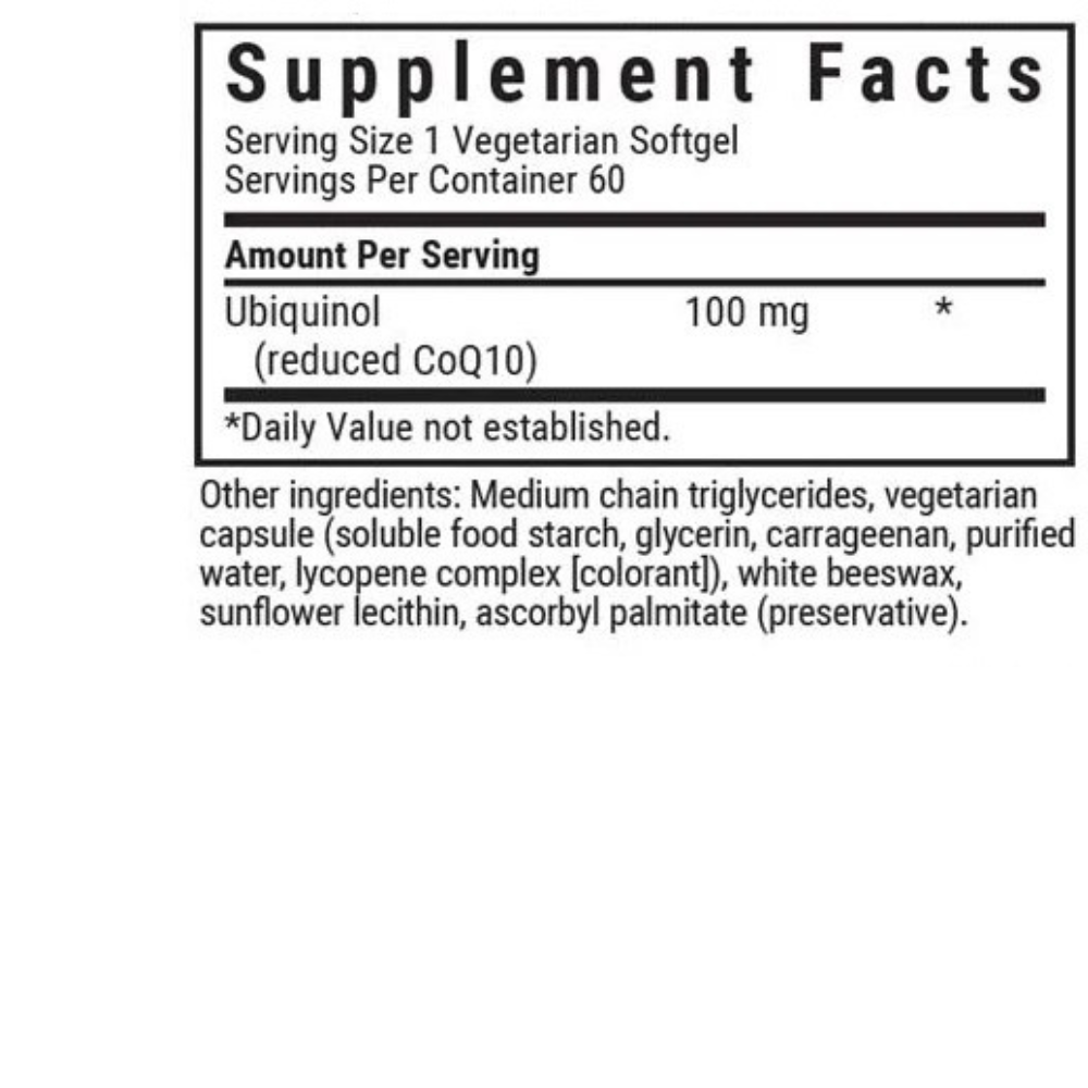 CELLULAR ACTIVE COQ10 UBIQUINOL 100 mg