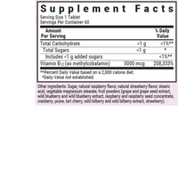 Thumbnail for EARTHSWEET CHEWABLES CELLULAR ACTIVE METHYLCOBALAMIN 5000 mcg - Raspberry Flavor