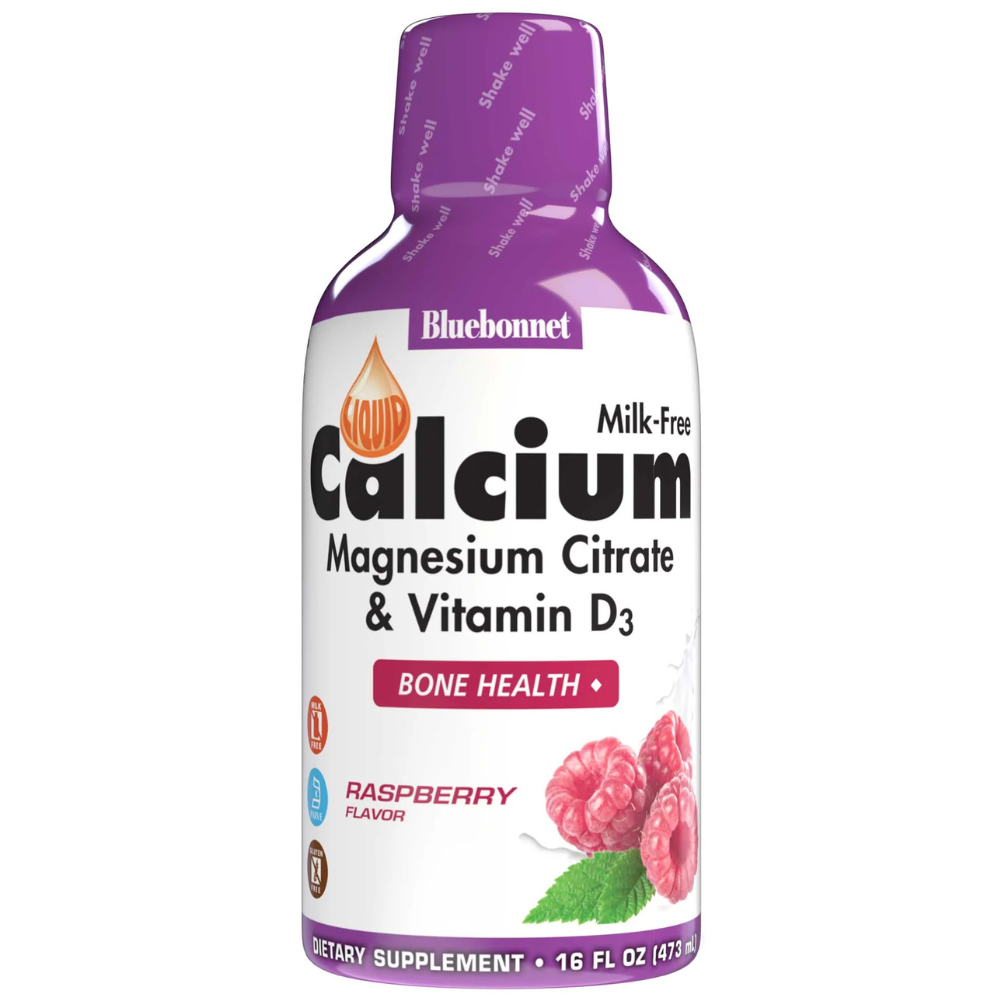 LIQUID CALCIUM MAGNESIUM CITRATE & VITAMIN D3 - Raspberry Flavor