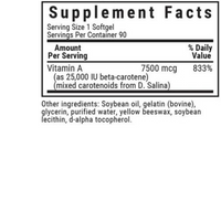 Thumbnail for D. SALINA BETA-CAROTENE 25,000 IU