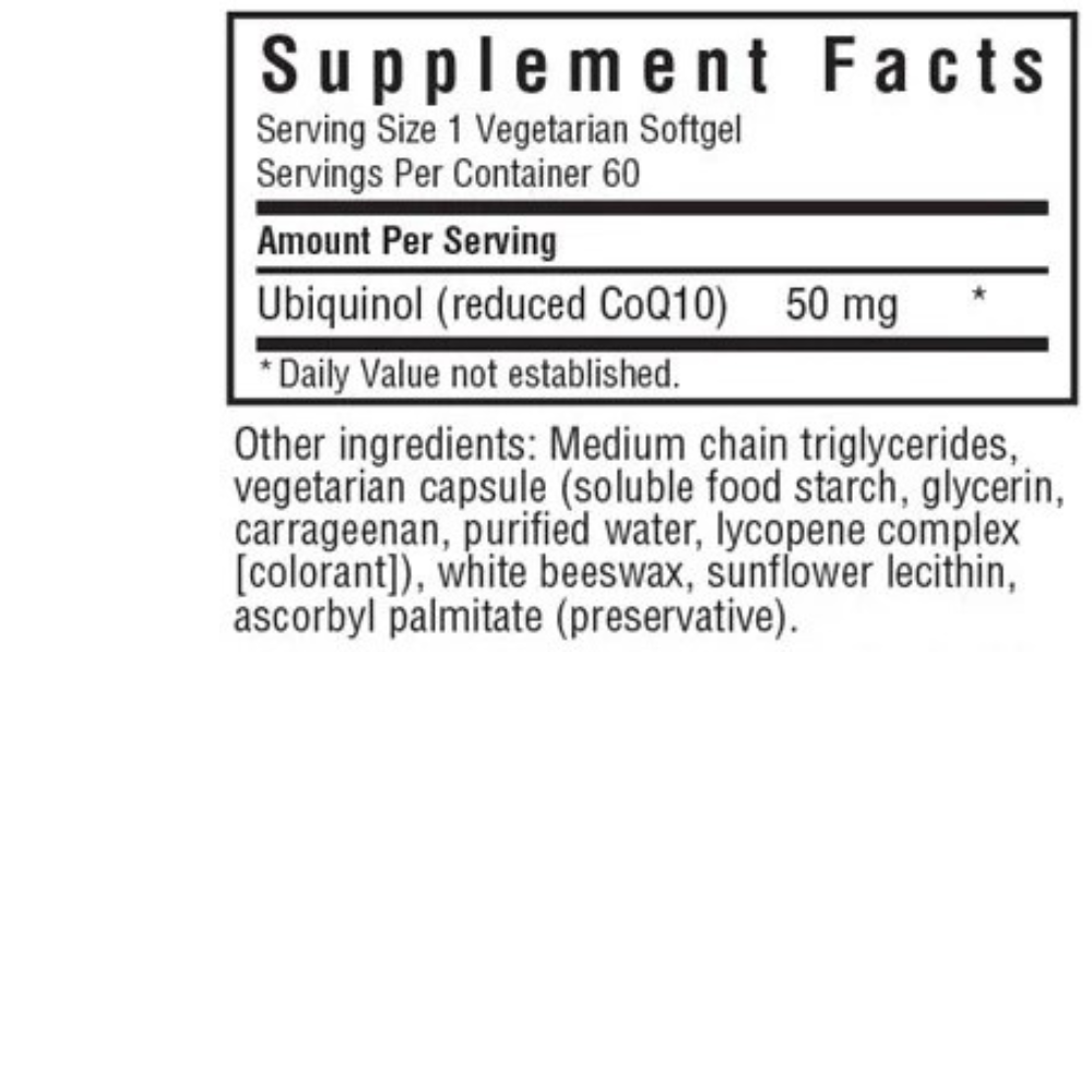 CELLULAR ACTIVE COQ10 UBIQUINOL 50 mg