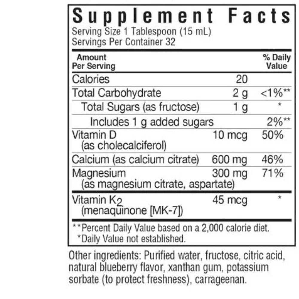 LIQUID BONE SUPPORT - Blueberry Flavor