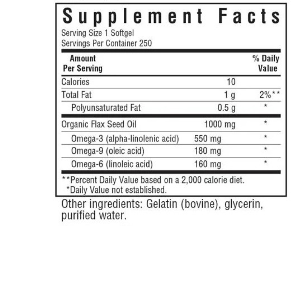 FLAX SEED OIL 1000 mg