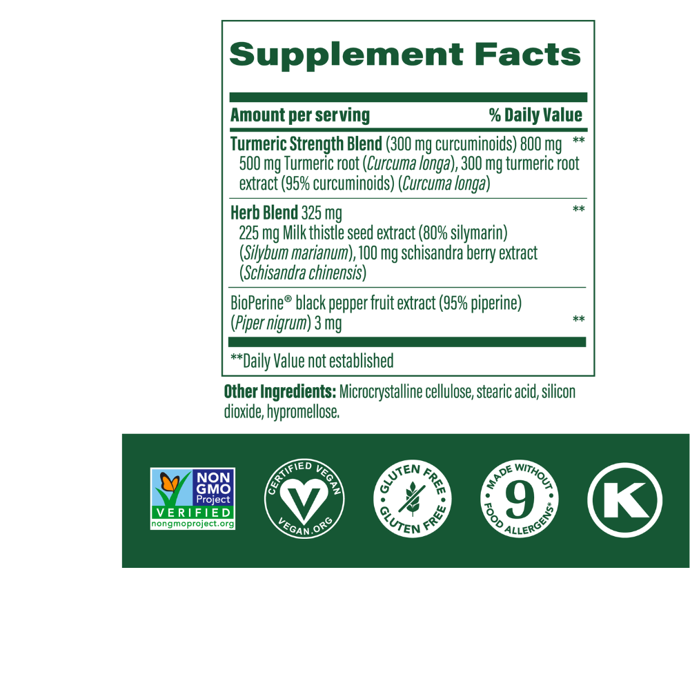 Turmeric Curcumin Extra Strength, Liver