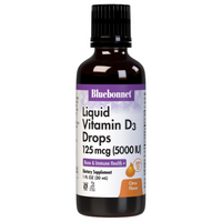 Thumbnail for LIQUID VITAMIN D3 DROPS 125 mcg (5000 IU) - Citrus Flavor