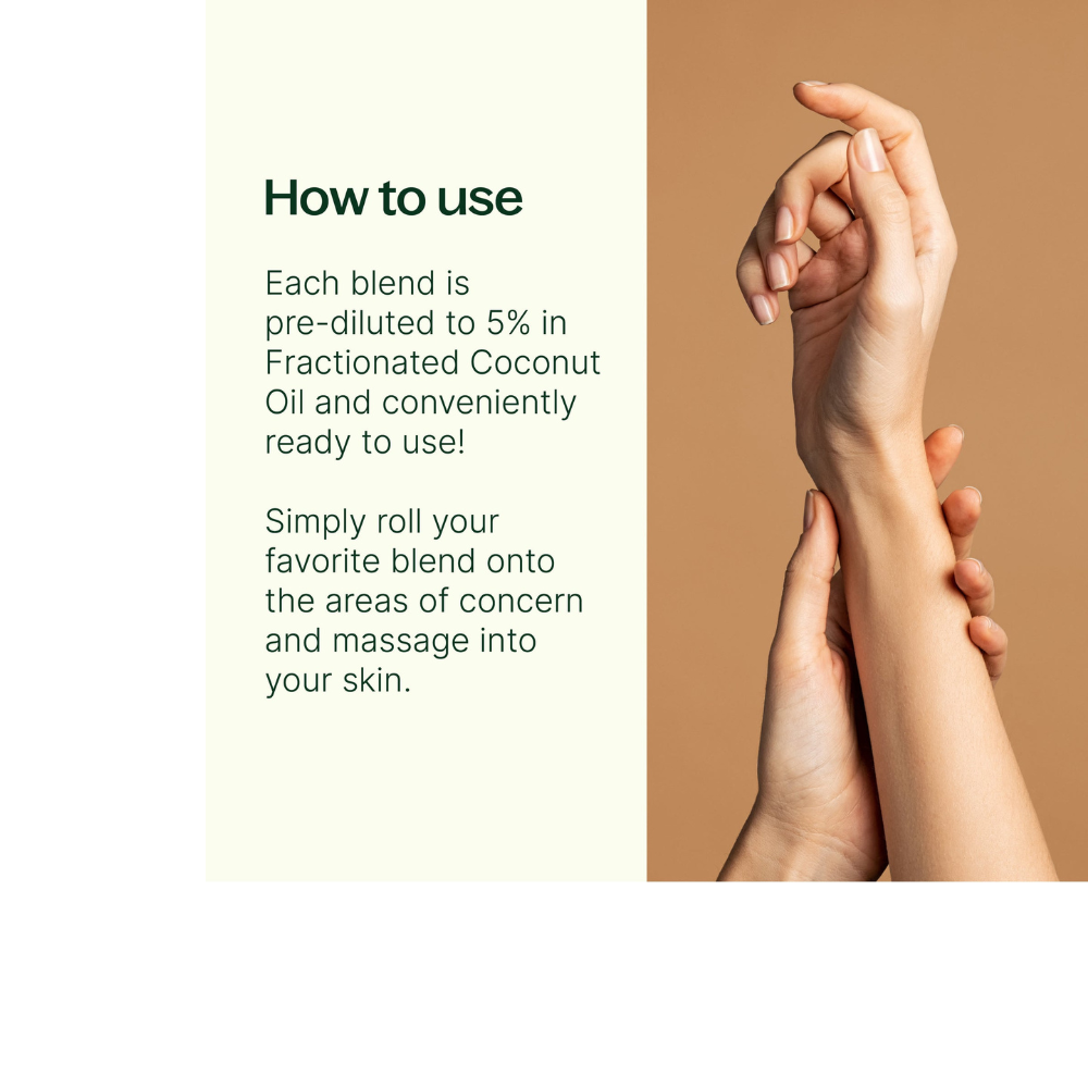 Pain Support Essential Oil Blend Roll On Set