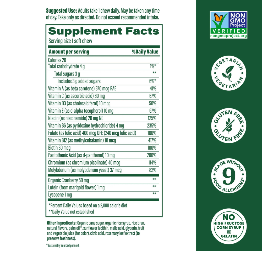 Women's One Daily Multivitamin Soft Chews - Mixed Berry Flavor