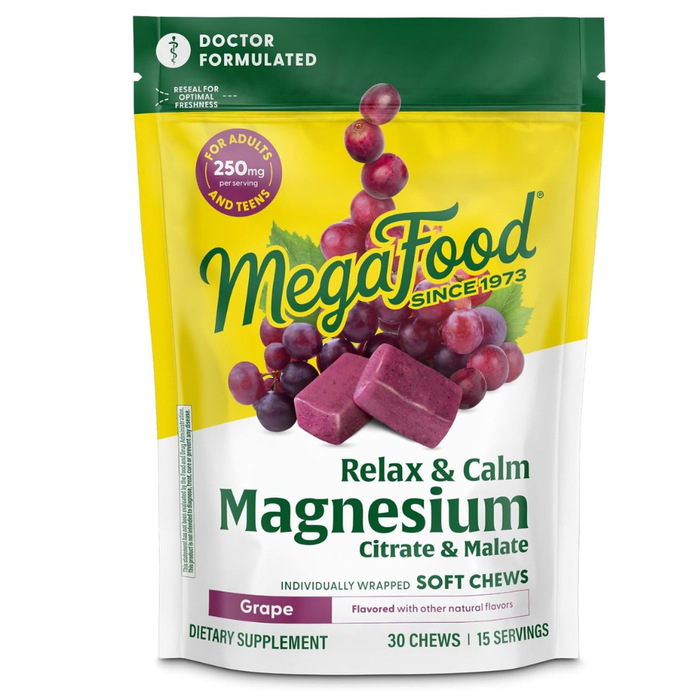 Relax + Calm Magnesium Soft Chews - Grape