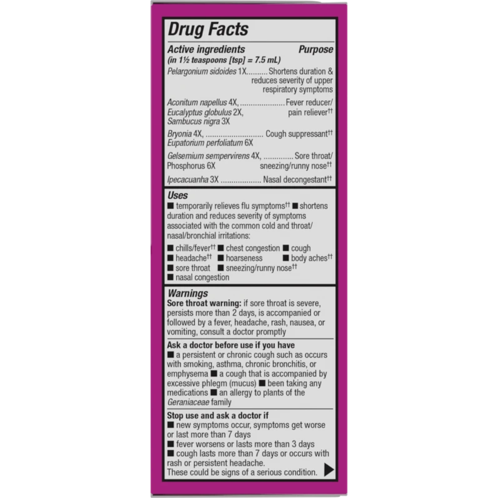 Umcka Cold & Flu Relief Elderberry Syrup
