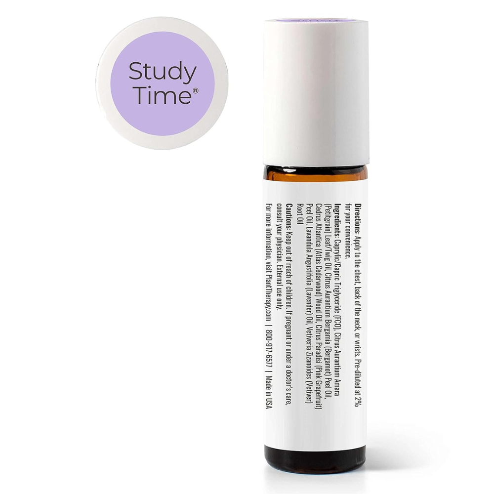 Study Time Roll On Pre-Diluted Essential Oil
