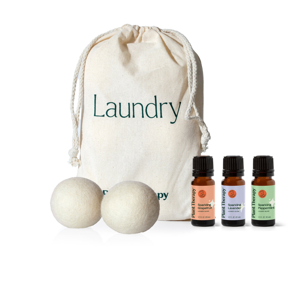 Bolas de lana para secadora paquete de 6 y mezcla para ropa Sparkling paquete de 3