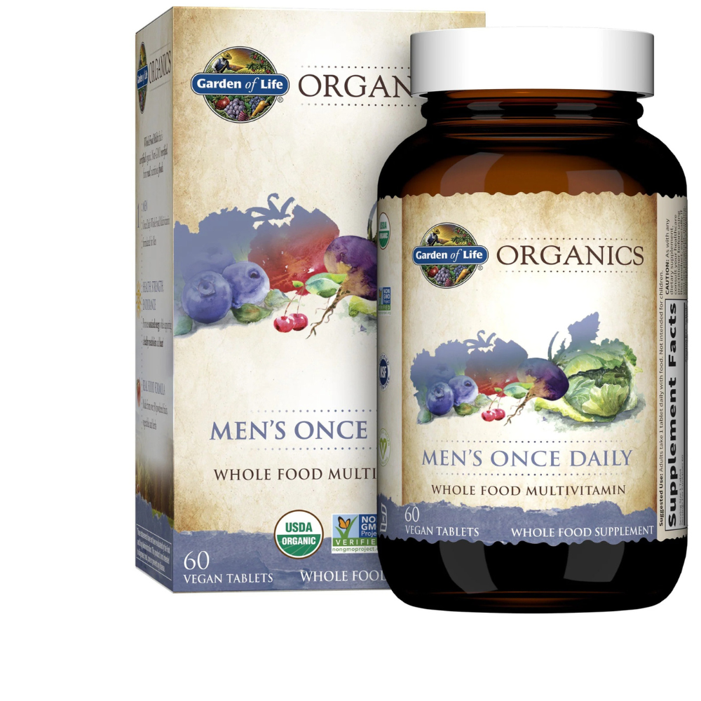 Organics Mens Once Daily Tablets