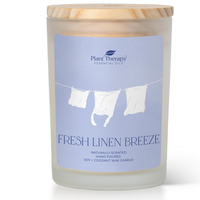 Thumbnail for Fresh Linen Breeze Naturally Scented Candle