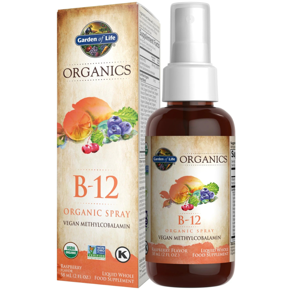 Organics B-12 Organic Spray Raspberry