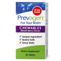 Thumbnail for Prevagen Regular Strength 10mg, 30 Chewables,  Mixed Berry Flavor