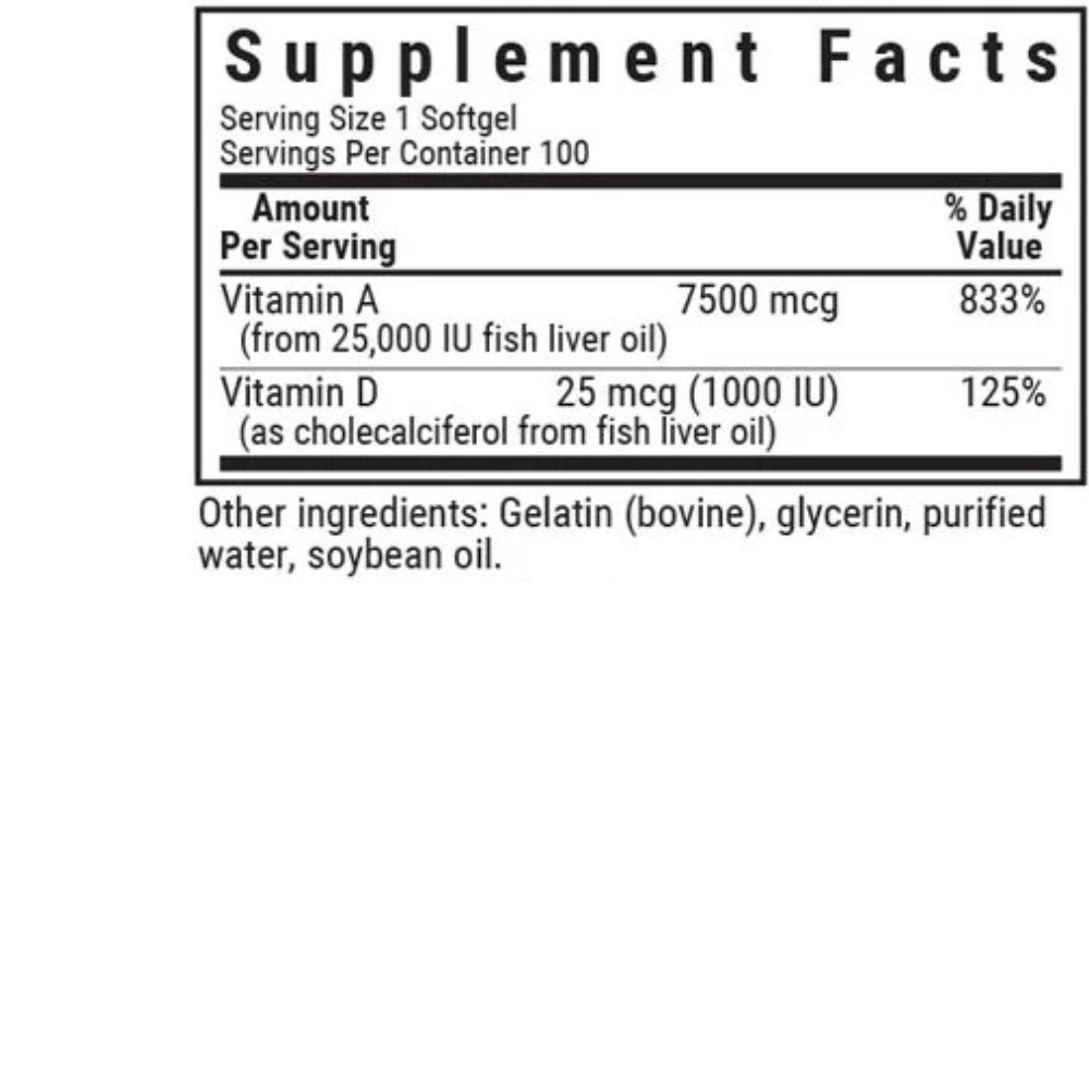 VITAMIN A & D3 7500 mcg / 25 mcg