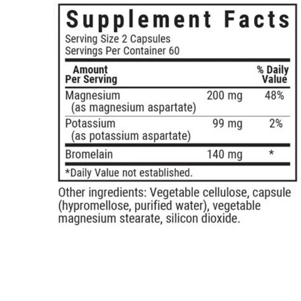 MAGNESIUM POTASSIUM & BROMELAIN
