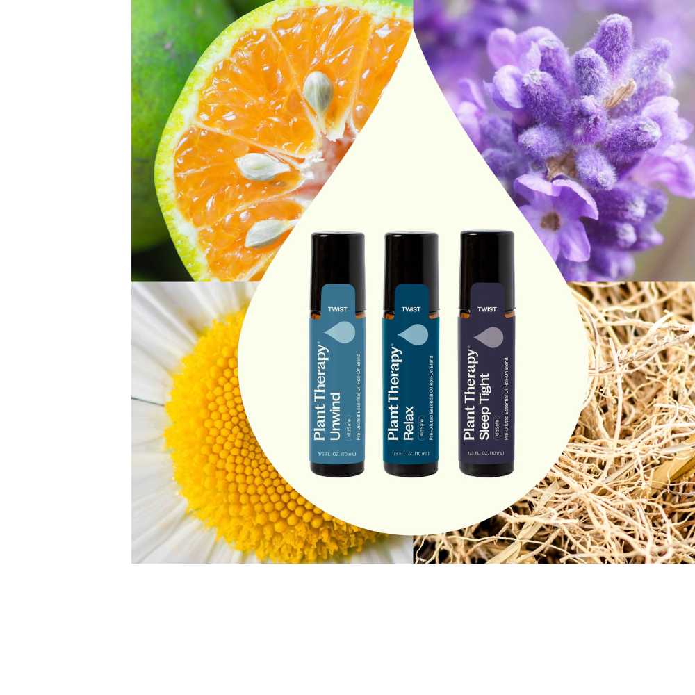 Juego de roll-on de mezcla de aceites esenciales para dormir tranquilo