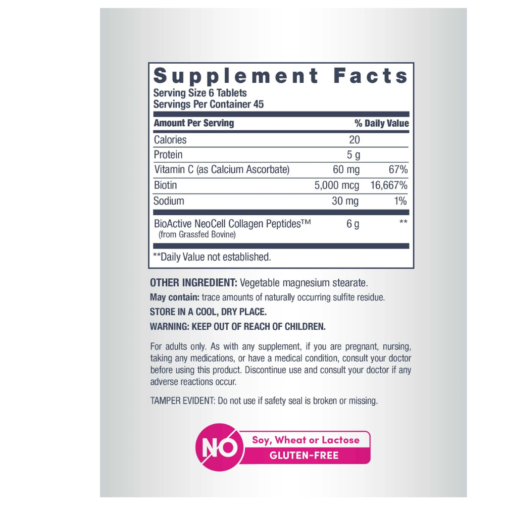 Grassfed Collagen Peptides + C & Biotin