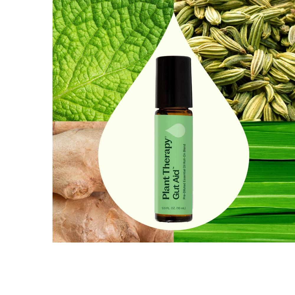 Gut Aid Essential Oil Blend Pre-Diluted Roll-On