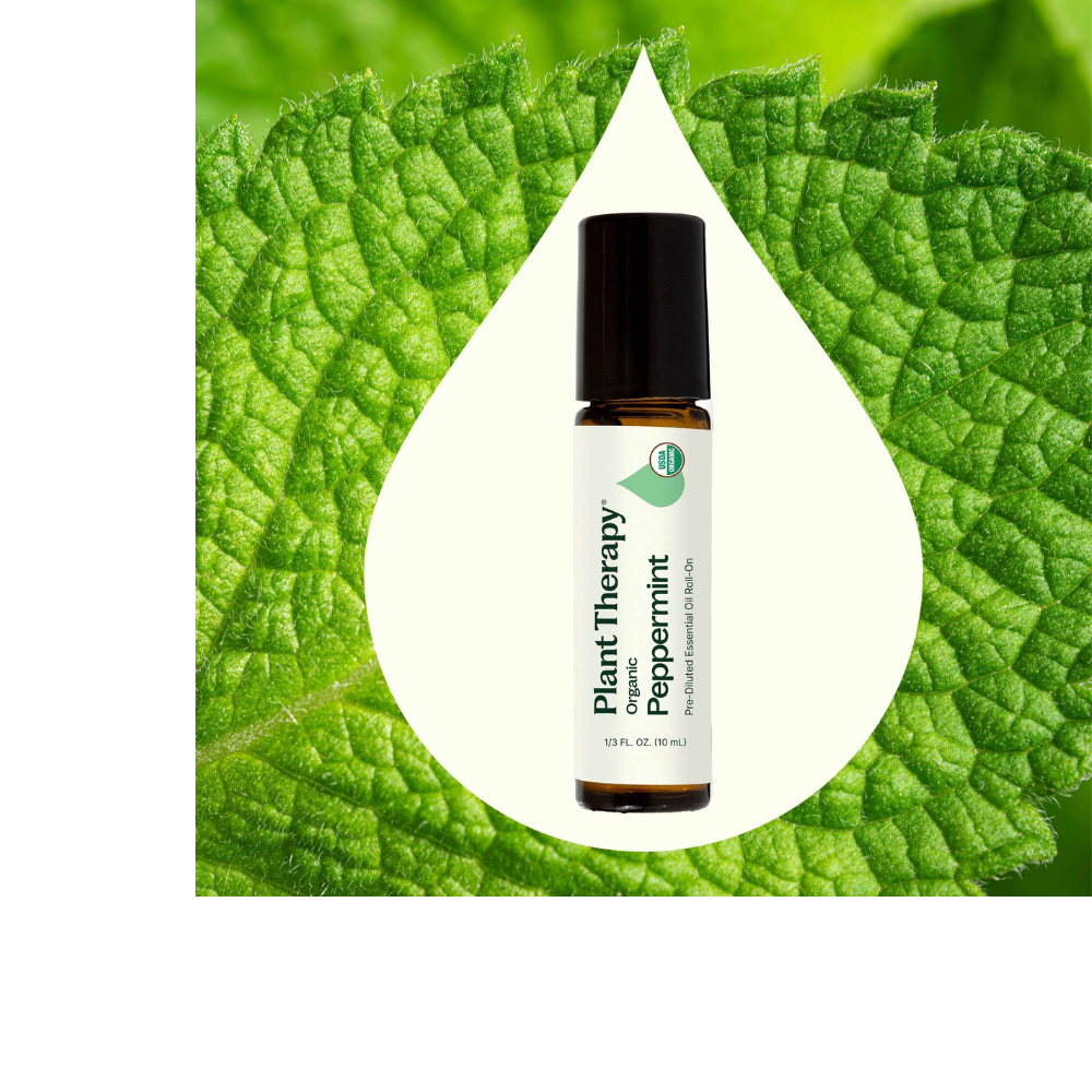 Organic Peppermint Essential Oil Pre-Diluted Roll-On