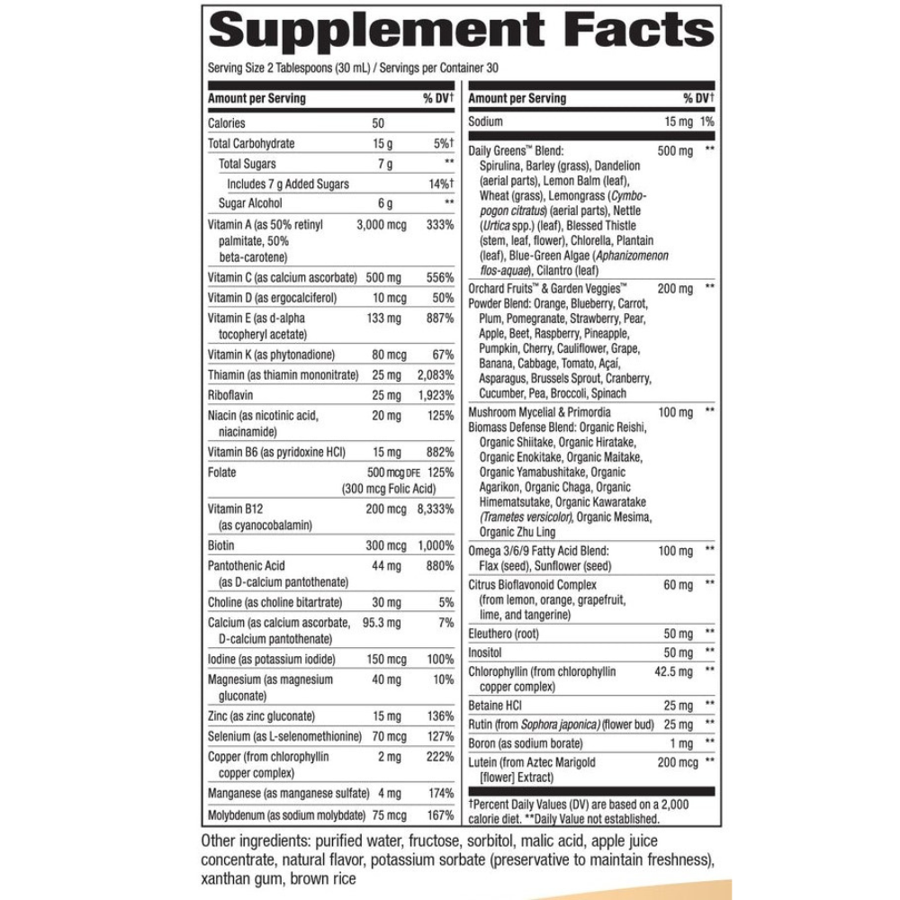 Alive! Max Potency Liquid Multivitamin