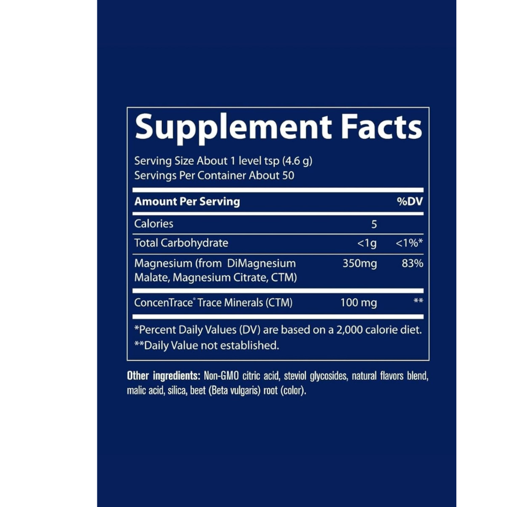 Stress-X Magnesium Powder - Raspberry Lemon Flavor