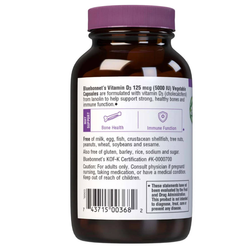 VITAMIN D3 5000 IU (125 mcg)