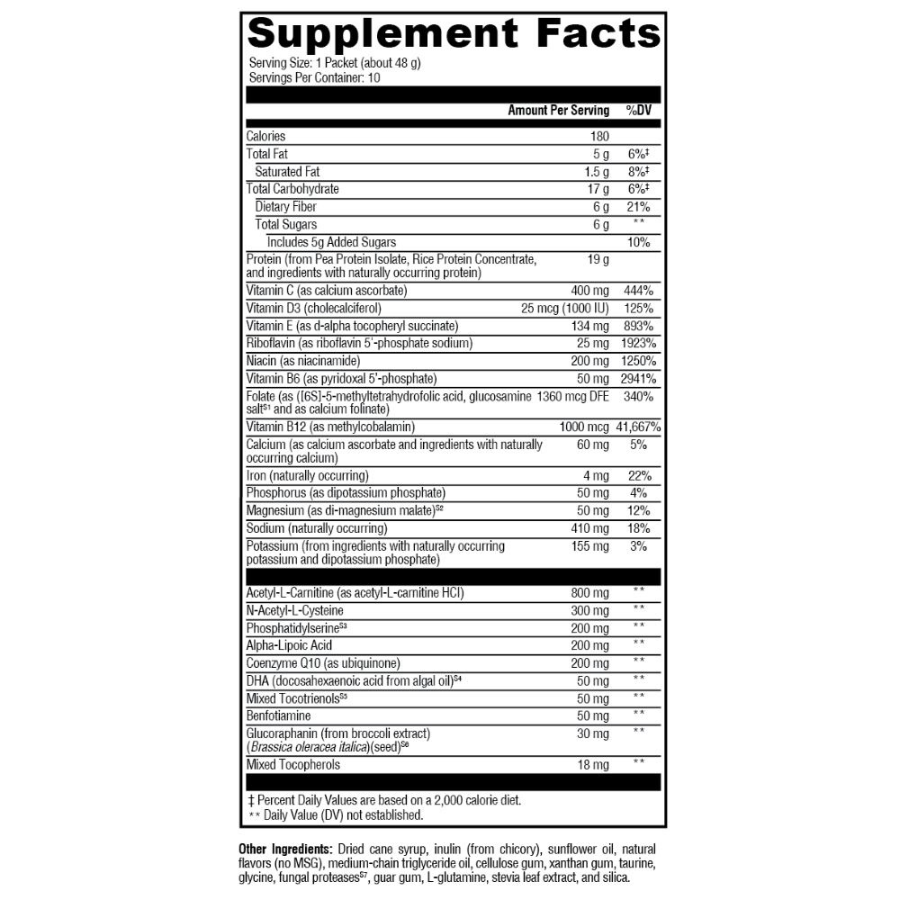 BrainSustain Vanilla Delight 10 Servings