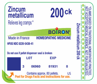 Thumbnail for Zincum Metallicum 200CK