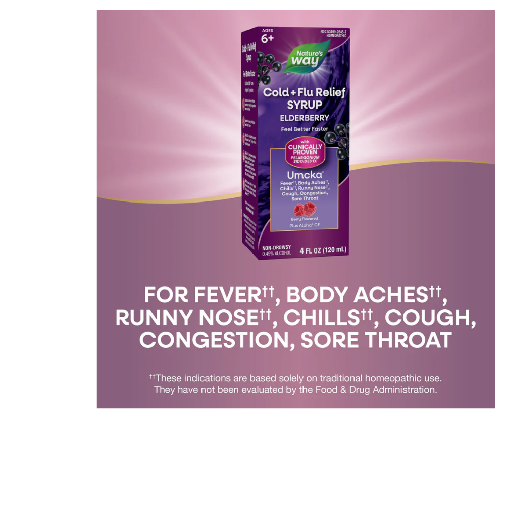 Umcka Cold+Flu Elderberry Syrup